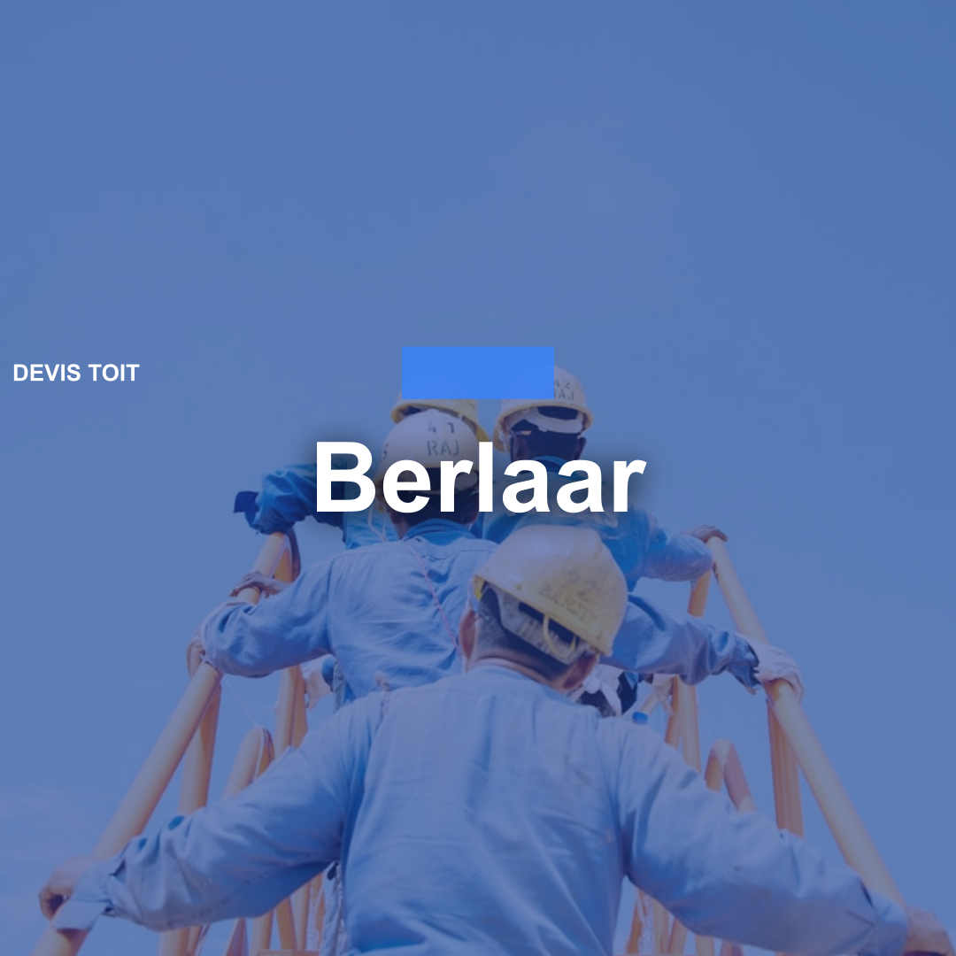 devis toiture Berlaar