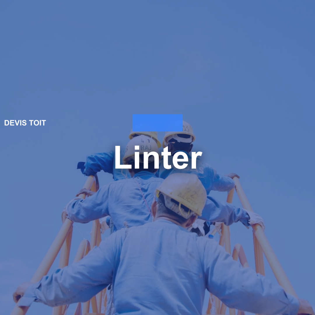 devis toiture Linter