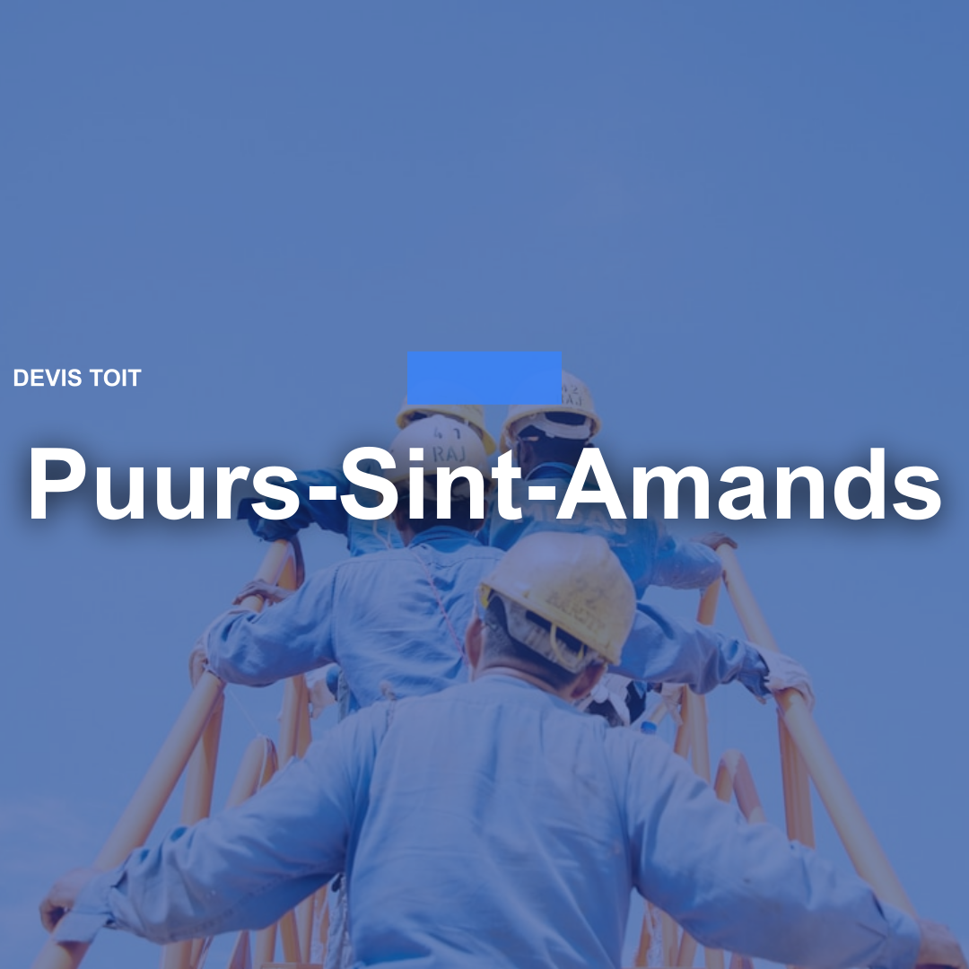 devis toiture Puurs-Sint-Amands