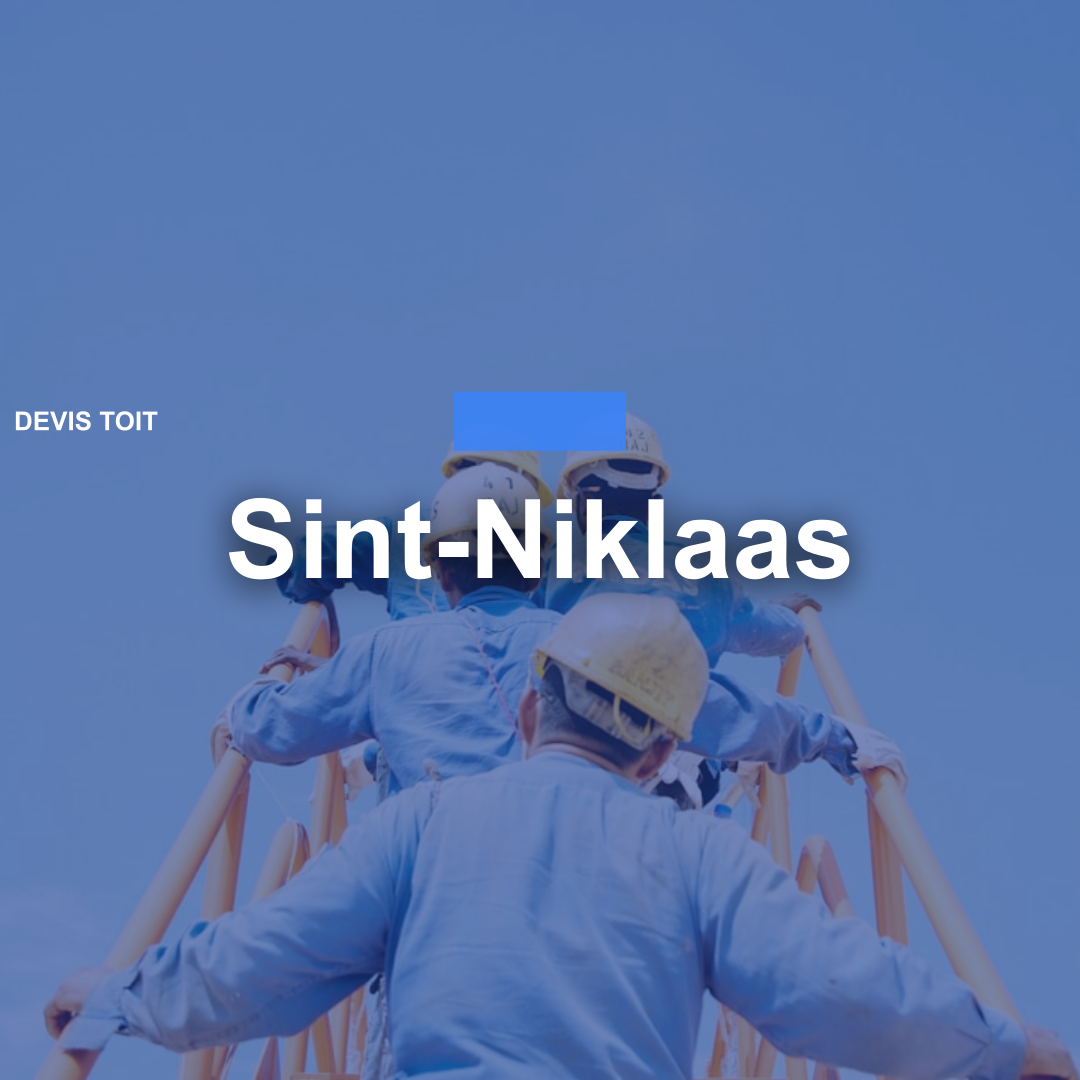 devis toiture Sint-Niklaas
