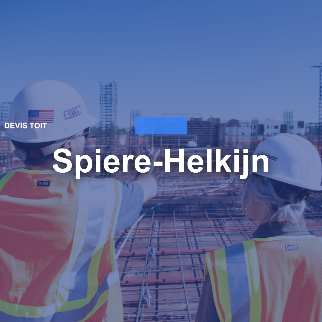 devis toiture Spiere-Helkijn