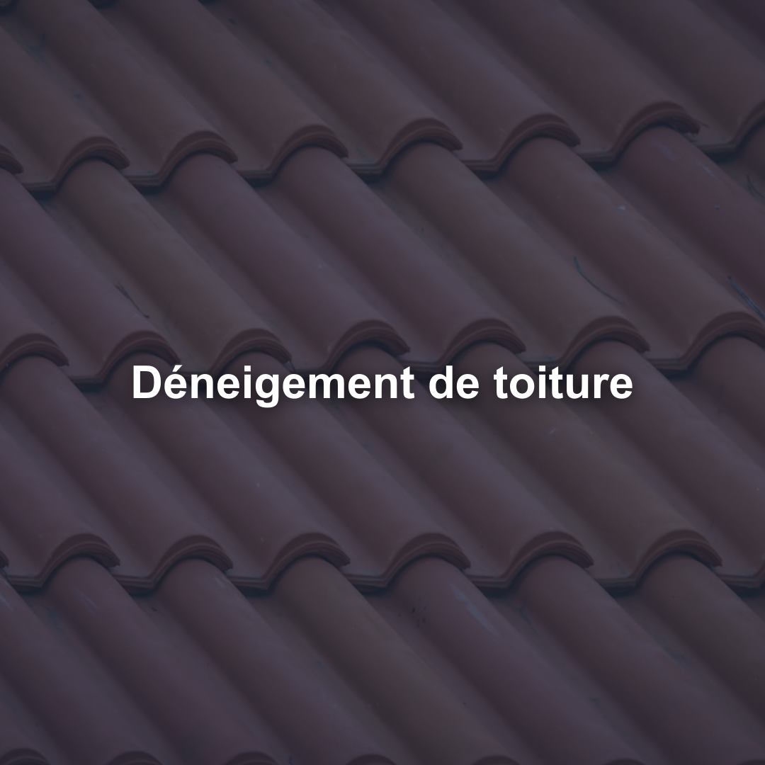 Déneigement de toiture