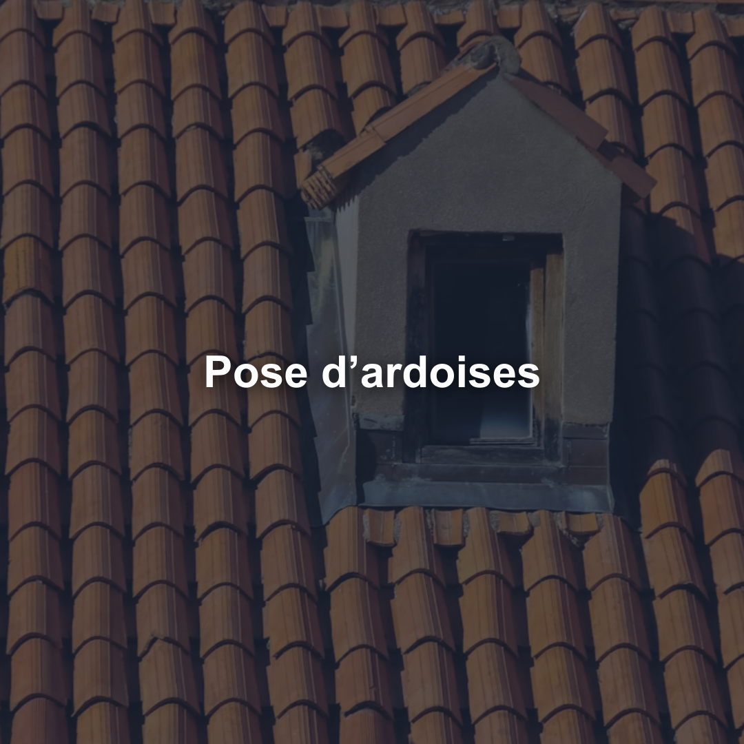 Pose d’ardoises