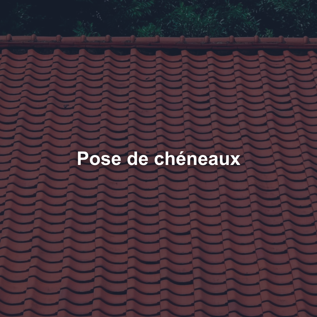 Pose de chéneaux