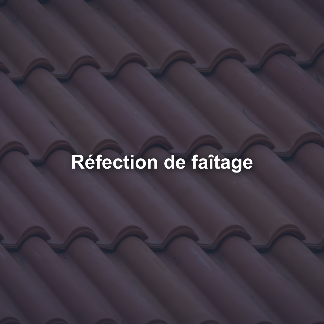 Réfection de faîtage
