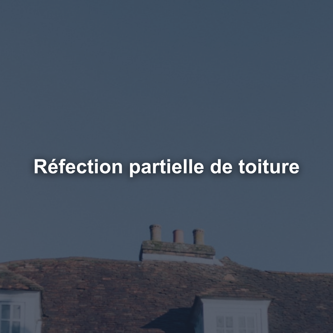 Réfection partielle de toiture