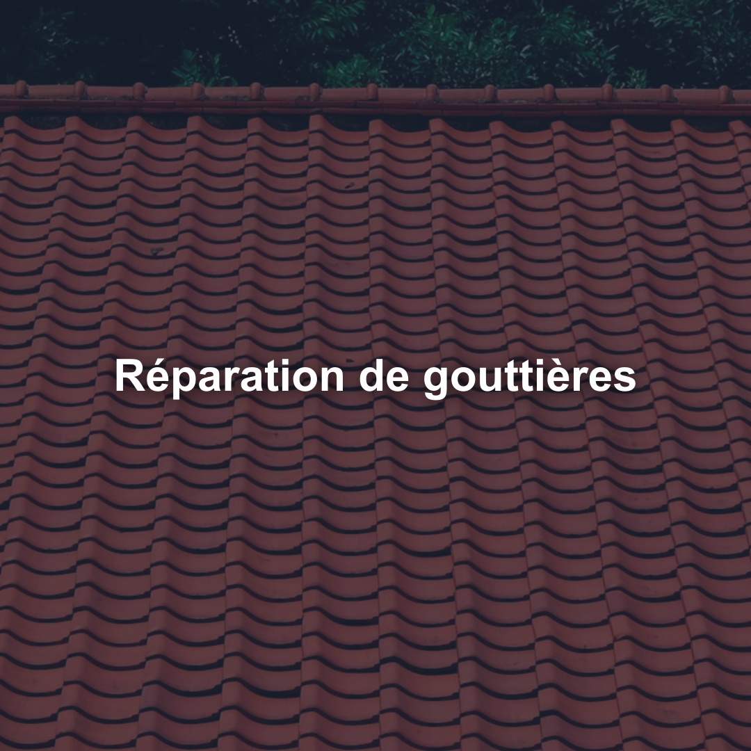 Réparation de gouttières