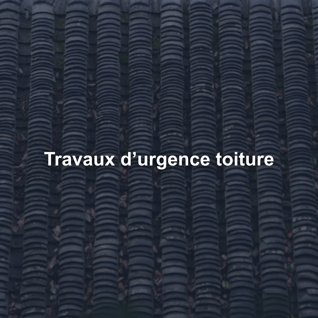Travaux d’urgence toiture